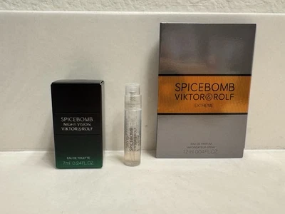 Viktor & Rolf Spicebomb ночного видения 7 мл + экстремальный 1,2 мл мини комплект новый - Изображение 1 из 2