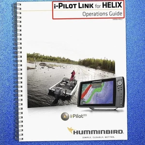 HUMMINBIRD iPilot Link for HELIX Operators Manual - WIRE BINDING - FRONT & BACK - Picture 1 of 9