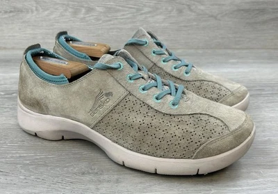 Женские кроссовки Dansko Elise серые повседневные комфортные замшевые с аркой поддерживающие туфли 10,5 - Изображение 1 из 4