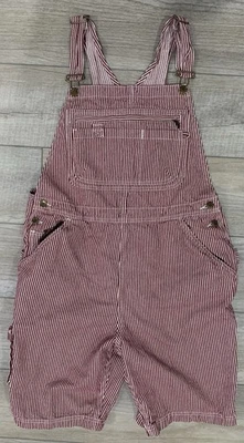 Pantalones cortos para mujer Duluth Trading Co. a rayas rojas y blancas talla L” Foto 1 de 4