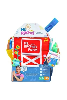 Ms. Rachel 6072306 Official Sensory Learning Plush Farm Toy - NEW Foto 1 de 4