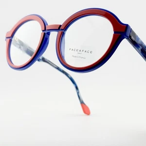 FACE A FACE Eyeglass HOLLOW 1 Stylish France Specs Eyewear Round Colorful Frame - Picture 1 of 18