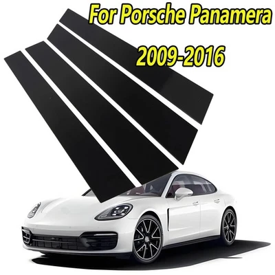 B стойки стойки глянцевая черная отделка двери окна для крыльца Panamera 2009-2016 4 шт. - Изображение 1 из 4