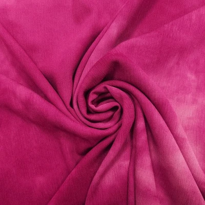 Viskose Krepp mit Batik  Pink, Kleiderstoff, Viskose Meterware, 50 cm Einheit - Bild 1 von 4