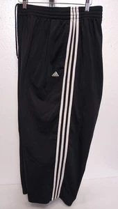 Adidas Jogginghose schwarz 3 Streifen, elastischer Kordelzug Gr. 2XL Seitentaschen - Bild 1 von 8