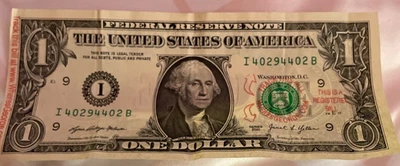 Registered Dollar Bill Very Rare Find! - Image 1 of 2