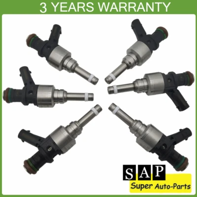 6X injetores de combustível para Audi A6 A7 A8 Q5 Q7 S4 S5 10-17 VW Touareg 3.0L 06E906036P - Imagem 1 de 4