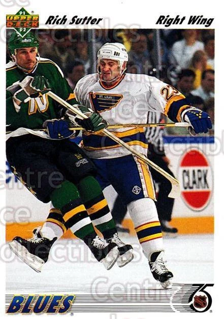 1991-92 Upper Deck #317 Rich Sutter - Image 1 of 1