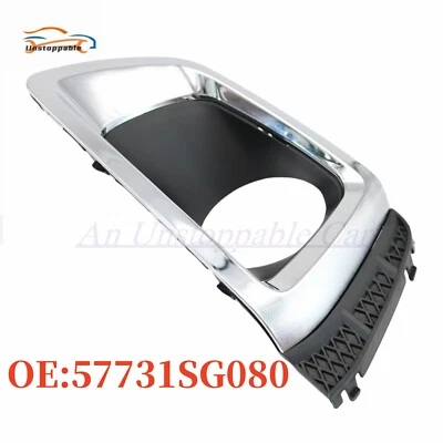 Nuevo embellecedor de luz antiniebla delantero derecho para Subaru Forester 2014-2018 57731SG080 EE. UU. Foto 1 de 4