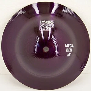Paiste 2002 10" Mega Bell Cymbal/Color Sound Purple/Model # CY0001069910/New - Picture 1 of 3