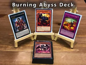 Scarma Yugioh Burning Abyss 40 carte Dante Beatrice Graff Cir Farfa + Bonus - Foto 1 di 4