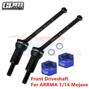 GPM Front CVD Drive Shaft 42mm +7075 Alu Wheel Hex For ARRMA 1/14 Mojave Grom US - Picture 1 of 7