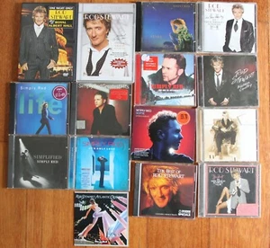 ROD STEWART & SIMPLY RED 15x MUSIC DVDs + CD complete collection job lot BULK - Picture 1 of 1