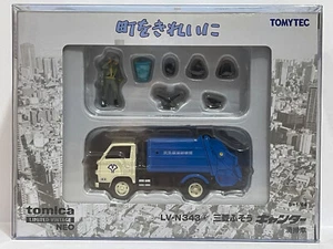 Tomica Limited Vintage Neo Tomytec LV-N343a Mitsubishi Fuso Canter Garbage Truck - Picture 1 of 2