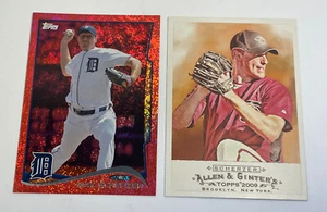Lotto Max Scherzer 2014 Topps Red Hot Foil, 2009 Allen & Ginter SPEDIZIONE GRATUITA - Foto 1 di 5