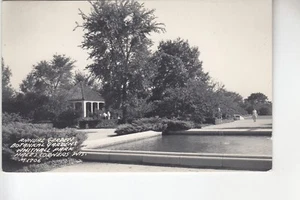 Cook Real Photo Postcard Annual Garden Whitnall Park Hales Corners WI - Picture 1 of 1
