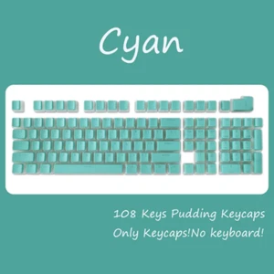OEM Profile PBT Keycaps 108 Keys Pudding Keycap for Cherry MX Switch Mechanical - Picture 1 of 28