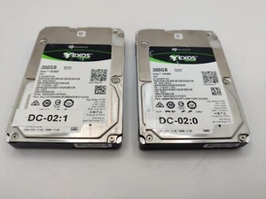 2 Entreprise HDD SAS Seagate EXOS 15E900 300Go 15K RPM ST300MP0106 - Refurbished - Afbeelding 1 van 2
