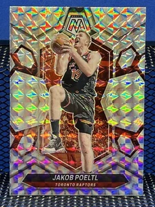 2023-24 Panini Mosaic JAKOB POELTL Toronto Raptors Silver Prizm - Picture 1 of 2