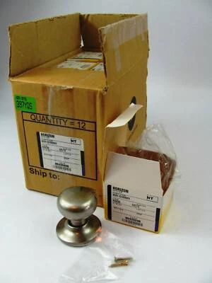 LOTE 12 Perillas Maniquí Yale Residenciales Nuevas Tradiciones Cepilladas SATÉN NÍQUEL 80H C321 Foto 1 de 4