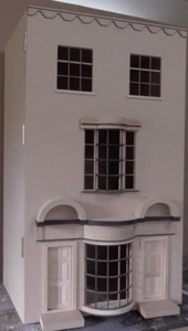 Casa de muñecas escala 24 Market Street No1 (¿callejón Diagon?) KIT de DHD - Imagen 1 de 3