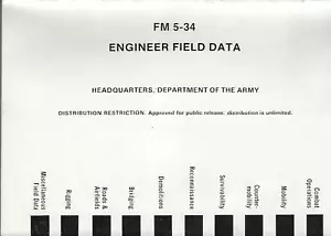 Historical book Engineer Field Data, 1987 - Picture 1 of 1
