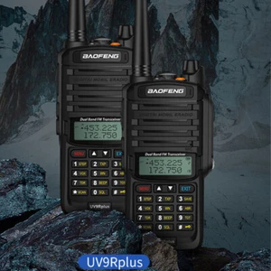 UV-9R Plus Walkie Talkie VHF UHF Dual Band Long Range IP67 Two-Way Radio - Picture 1 of 10