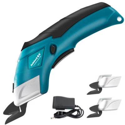 Electric Rechargeable Scissors Shears Handheld Leather Fabric Cutting Tool 220V - Image 1 of 4
