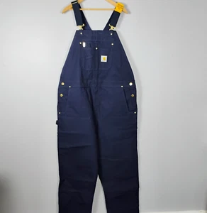 Carthartt Classic Duck Bib Overall Navy Blau 42x30 - Bild 1 von 10