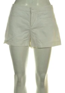 Pantalones cortos informales para mujer Gap, talla 2, blancos lisos, de algodón chino - Imagen 1 de 4