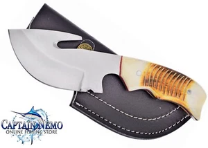 FROST CUTLERY GUTHOOK SKINNER KNIFE HUNTING DEER SKINNING KNIFE BONE FHSB511SC - Picture 1 of 3