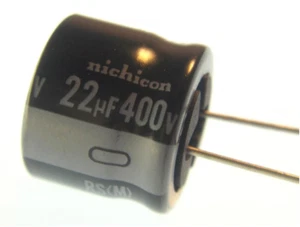 1 PCS Nichicon AL Cap Radial 400V 22uF 22MF Capacitor (Replacing for 350V 315V ) - Picture 1 of 1