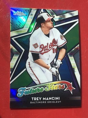 2018 Topps Chrome Future Stars Trey Mancini #FS-16 - Image 1 of 2