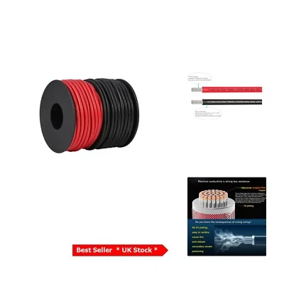High Temp 16 AWG Silicone Wire 20m - 600V Performance for RC & 3D Printing - Image 1 of 4