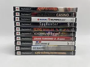 PlayStation 2 Game Lot (Defender, Spyhunter, Gran Turismo, DT Racer, Suzuki...) - Picture 1 of 22