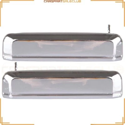 2x Exterior Door Handles For 1995-1997 Nissan Pickup 86-94 Nissan D21 Silver Foto 1 de 4