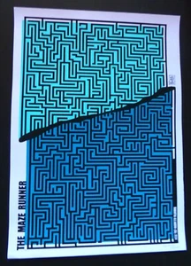THE MAZE RUNNER Cuban Silkscreen for Cuba SCIENCE FICTION Movie Poster Art Show - Picture 1 of 6