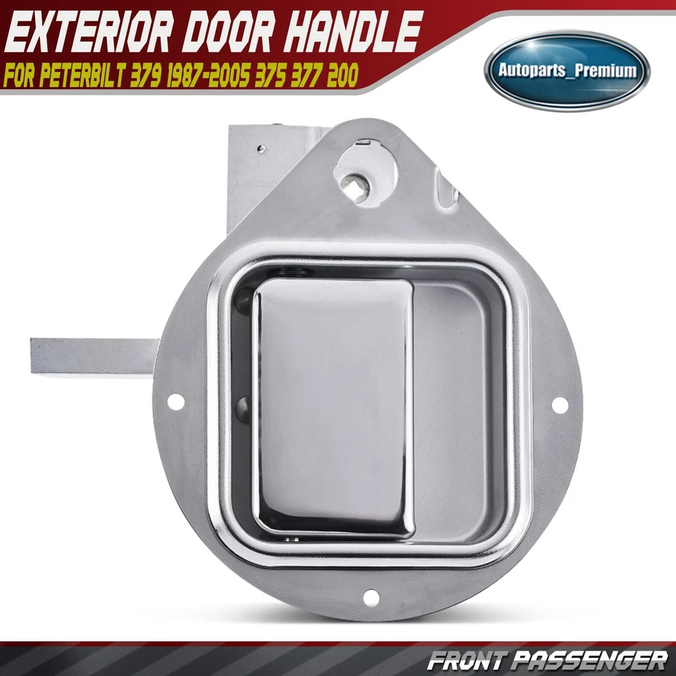Manija de puerta exterior delantera derecha con cerradura para Peterbilt 379 1987-2005 375 377 Foto 1 de 4