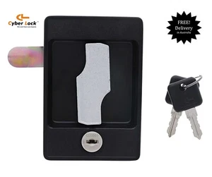 CyberLock Locking Flush Handle. Locker & Cupboard Lock -Free Post - Picture 1 of 3