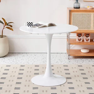 Mesa redonda 80 cm bar cocina comedor diseño moderno escandinavo Tulip - Imagen 1 de 11