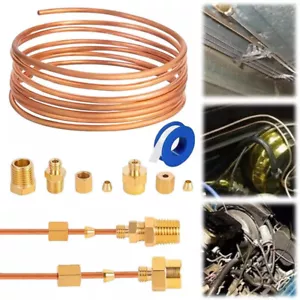72 Inch Oil Pressure Line Gauge Kits Mechanical Oil Pressure Gauge Tubing Kits · - Picture 1 of 8