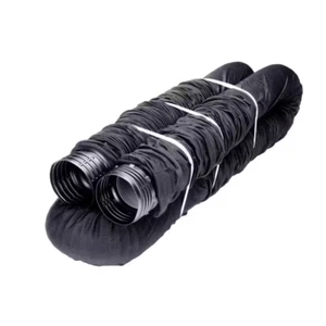 Drenaje FLEX 4 pulgadas Tubo de drenaje perforado de copolímero negro X 25 pies con calcetín - Imagen 1 de 4