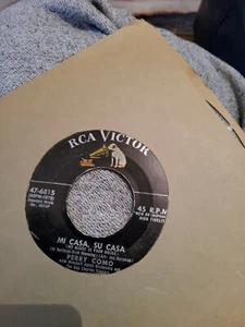 Vinyl Record 7" Perry COMO, Round and Round / Mi CASA Reggae - Picture 1 of 1