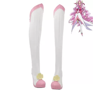 Heartcatch Pretty Cure! Cure Flower Shoes Cosplay Women Boots - Picture 1 of 5