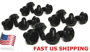 Computer Case & Hard Drive Mounting Screws Dell HP 6/32 - Pack of 10 - BLACK - Picture 1 of 3