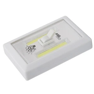 Mini COB LED Switch Wall Night Light Battery Operated Cabinet Garage Light C - Picture 1 of 10
