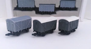 N Gauge GWR 16ft Box Van Wagon 6 Pack - Picture 1 of 9
