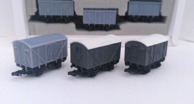 N Gauge  GWR 16ft Box Van Wagon 6 Pack - Image 1 of 4