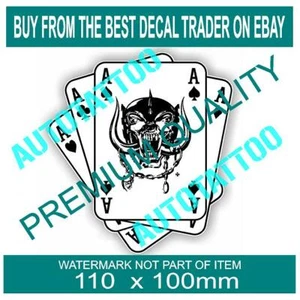MOTORHEAD WARPIG ACES DECAL STICKER HEAVY METAL MUSIC BAND DECALS STICKERS - Bild 1 von 3
