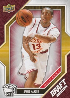 JAMES HARDEN 2009-'10 UPPER DECK DRAFT EDITION RC - Image 1 of 2